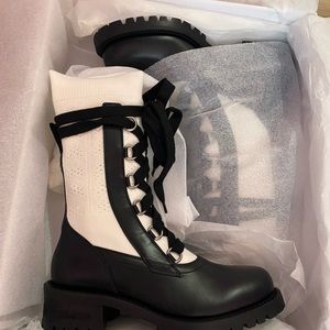 Diorland lace-up leather boot size 38